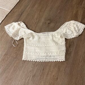 Sincerely Jules crochet crop top